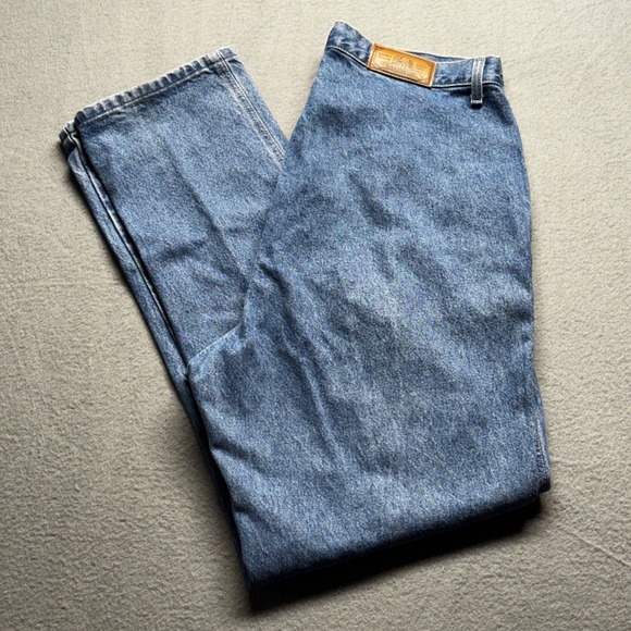 Rocky Mountain Clothing Co Denim - Rocky Mountain Clothing Co Vintage High Waisted Western Jeans Blue 16W Yoke